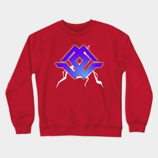 generation geek 'Dub G' Purple lighting logo Crewneck Sweatshirt